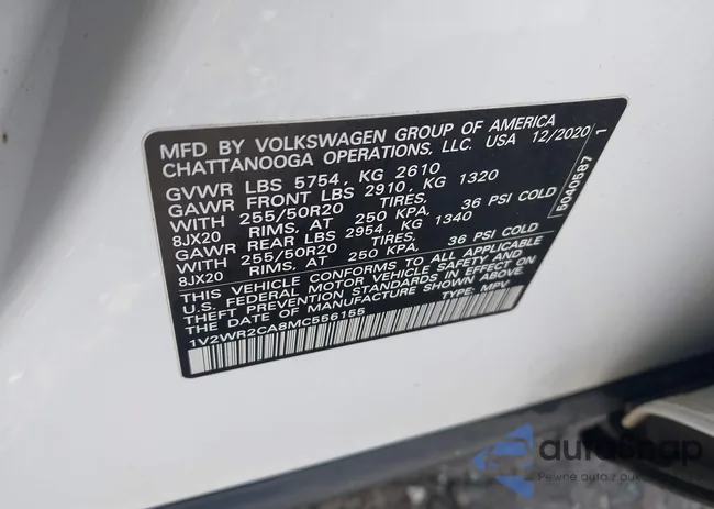 1V2WR2CA8MC556155: 42982444