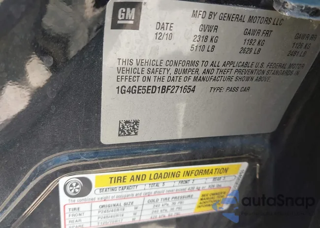 1G4GE5ED1BF271654: 42982579