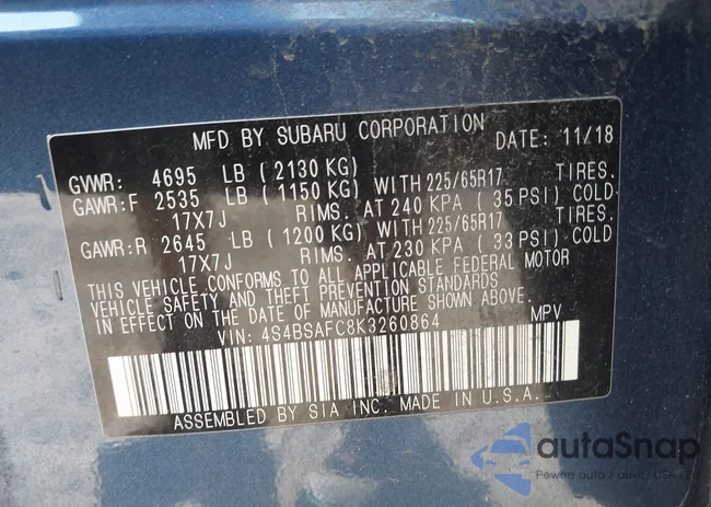 4S4BSAFC8K3260864: 42982596