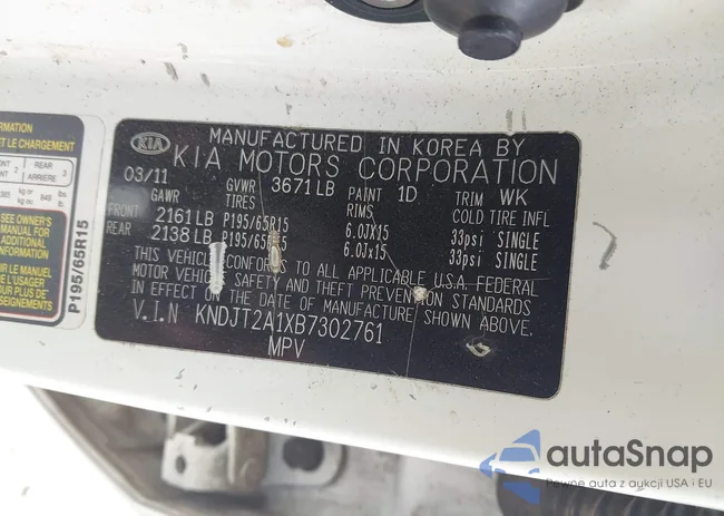 KNDJT2A1XB7302761: 42982612