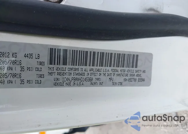 1C4NJPBAXHD145360: 42982753