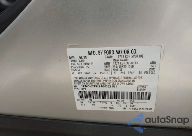 1FM5K7FH2JGC52181: 42982806