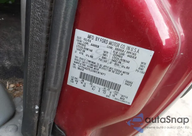 1FTNX21L33EC81871: 42981980