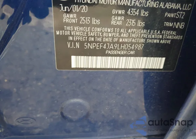 5NPEF4JA9LH054987: 42982048