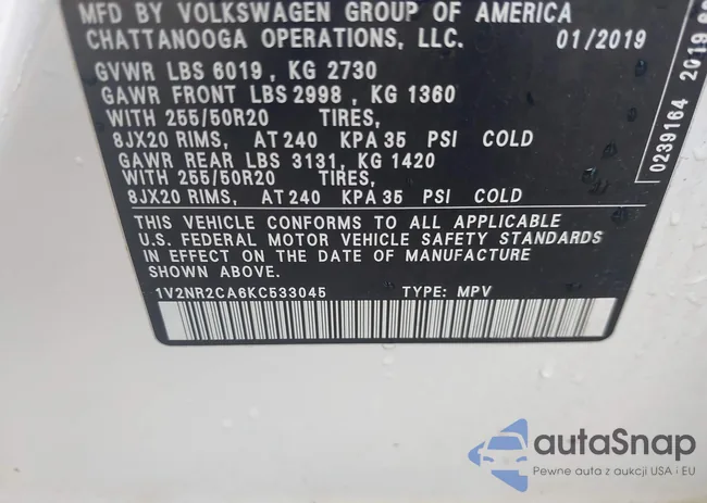 1V2NR2CA6KC533045: 42982117