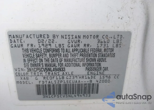 3N1CP5CV5NL494933: 42982351