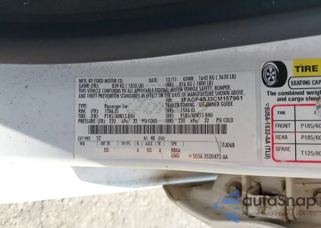 3FADP4BJ3CM157961: 42983376