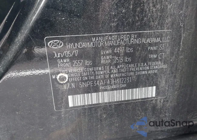 5NPE34AF4JH612231: 42983433