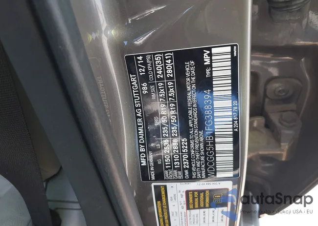 WDCGG5HB1FG388394: 42983530