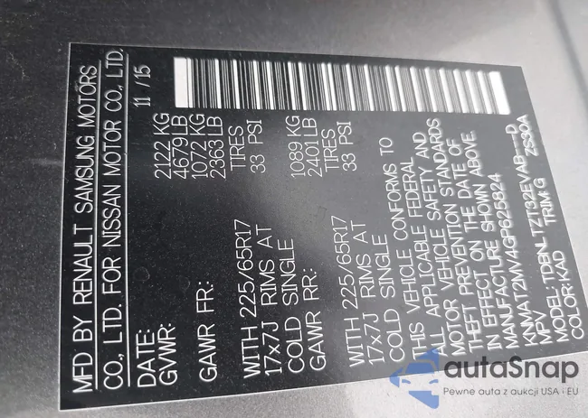 KNMAT2MV4GP625824: 42983593