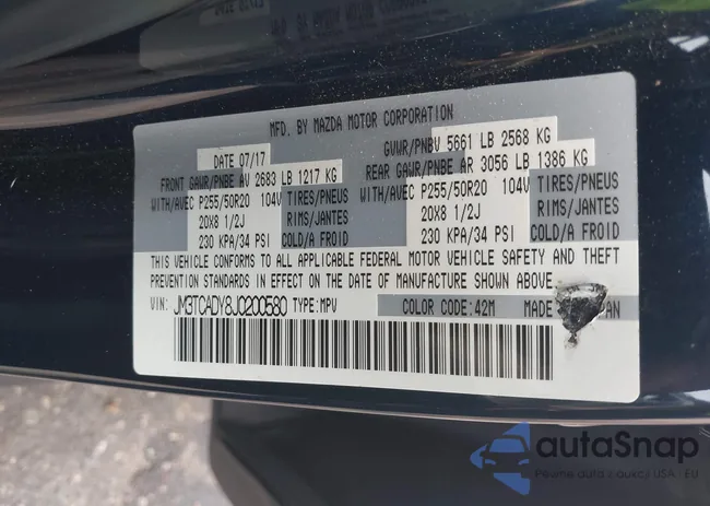 JM3TCADY8J0200580: 42983598