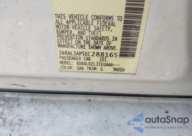 1N4AL3AP5EC288165: 42983883