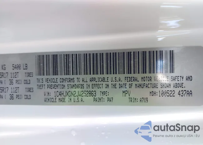 1C4HJXDN2JW252863: 42983939