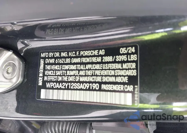 WP0AA2Y12SSA09190: 42983224