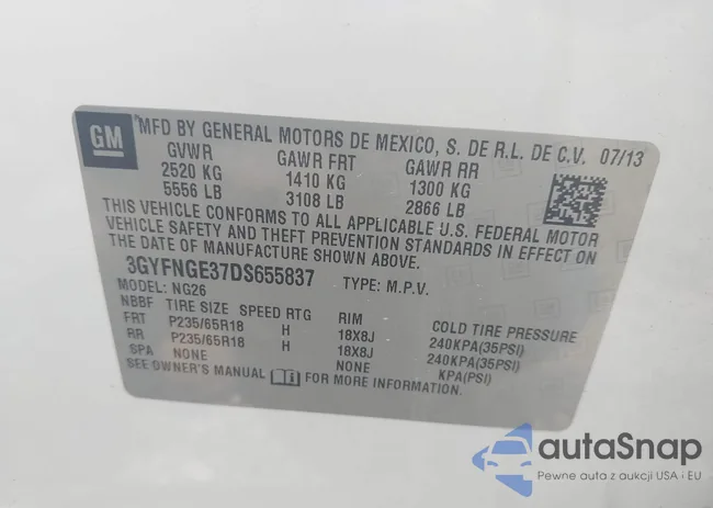 3GYFNGE37DS655837: 42983259