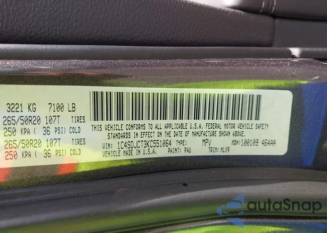 1C4SDJCT3KC551064: 42984597