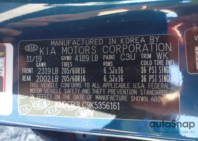 KNDCB3LC9K5356161: 42984678