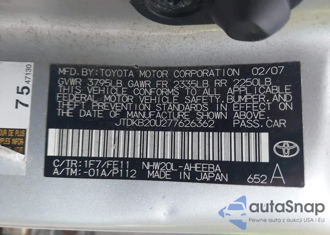 JTDKB20U277626362: 42984723