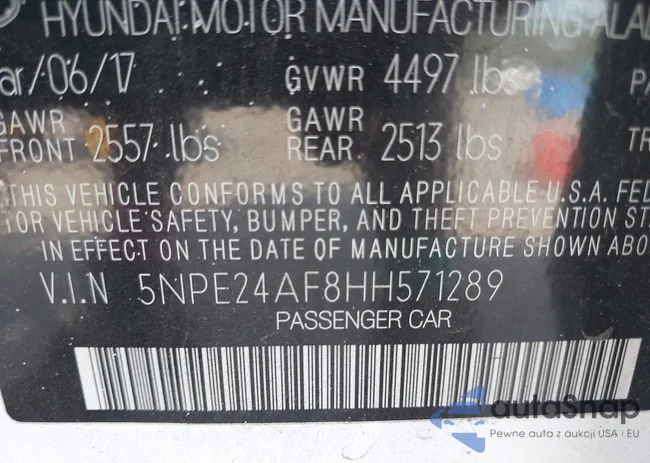 5NPE24AF8HH571289: 42984745