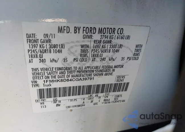 1FMHK8D84CGA39791: 42984749