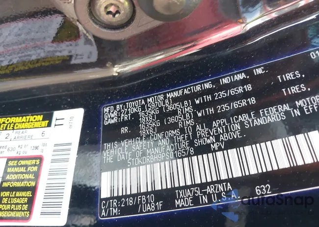 5TDKDRBH9PS016578: 42984807