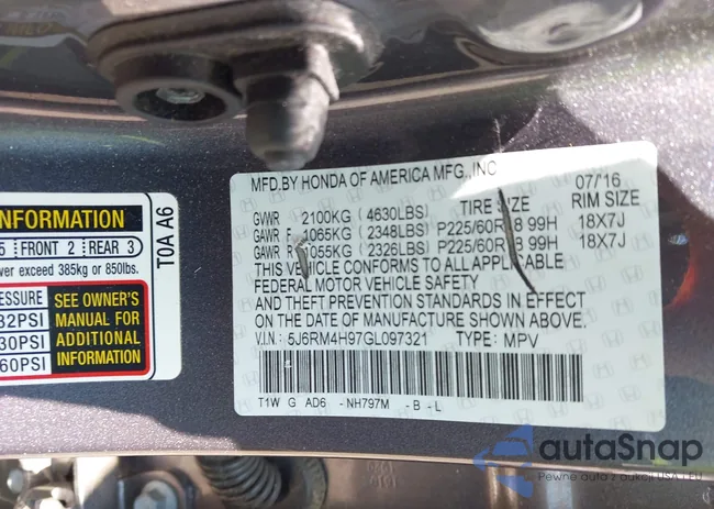 5J6RM4H97GL097321: 42984900