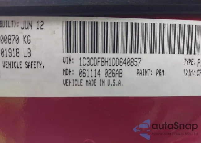 1C3CDFBH1DD640857: 42984098