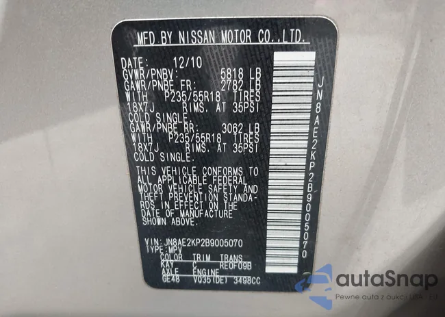 JN8AE2KP2B9005070: 42985559