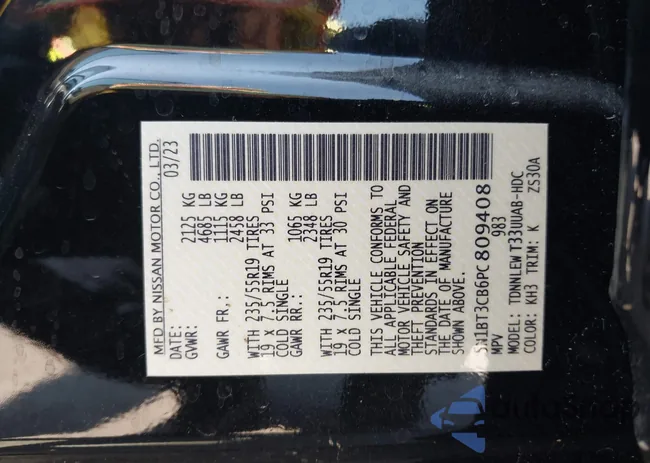 5N1BT3CB6PC809408: 42985587