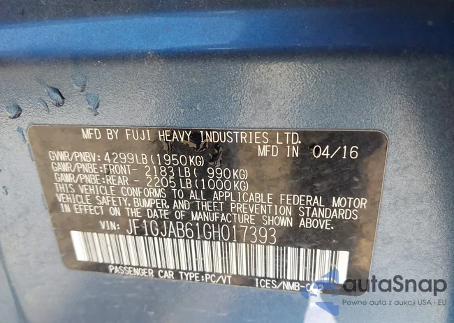 JF1GJAB61GH017393: 42985607