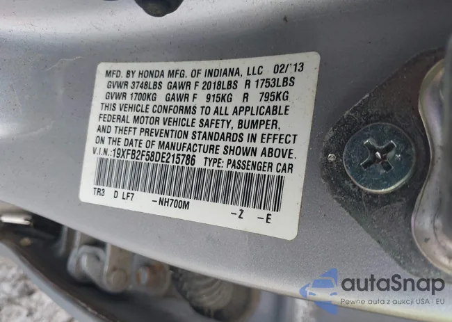 19XFB2F58DE215786: 42985857