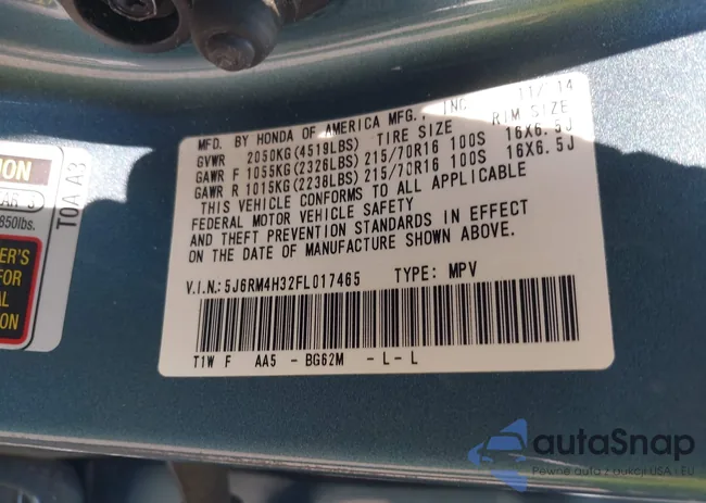 5J6RM4H32FL017465: 42985056