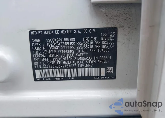 3CZRZ2H53RM754037: 42985256