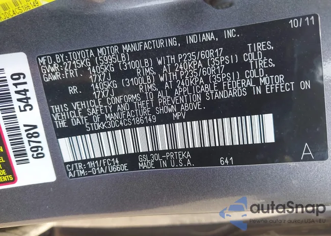 5TDKK3DC4CS186149: 42985330