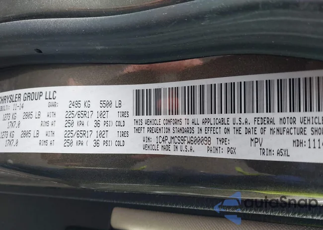 1C4PJMCS9FW600098: 42986382