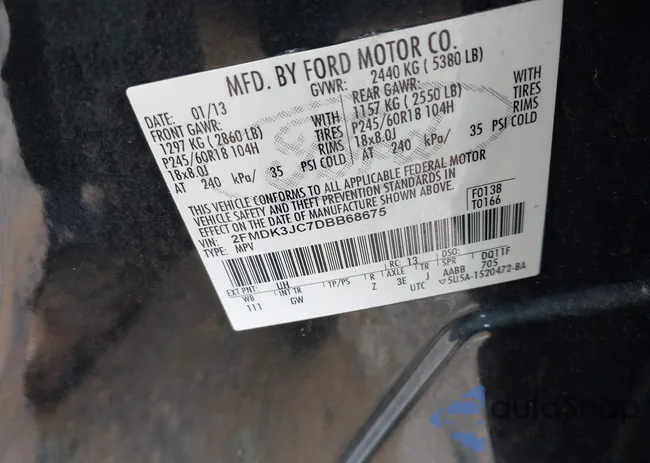 2FMDK3JC7DBB68675: 42986387