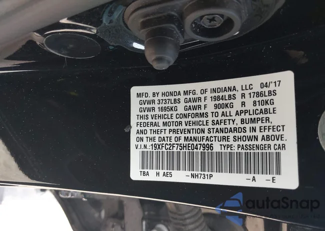 19XFC2F75HE047996: 42986592