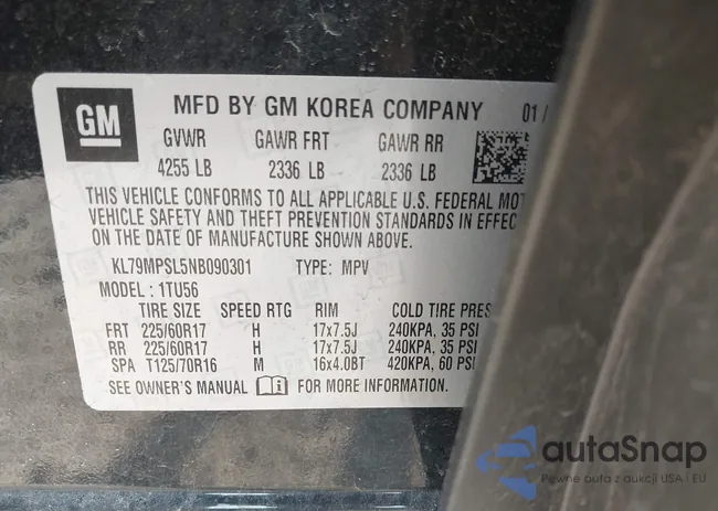 KL79MPSL5NB090301: 42986602