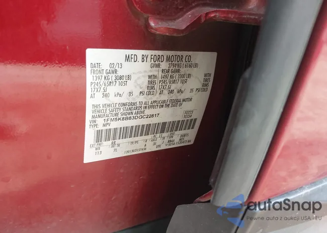 1FM5K8B83DGC22817: 42986826