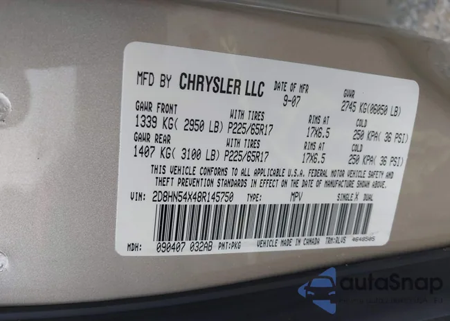 2D8HN54X48R145750: 42986010