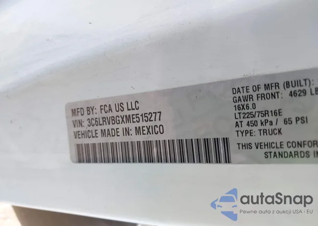 3C6LRVBGXME515277: 42986050