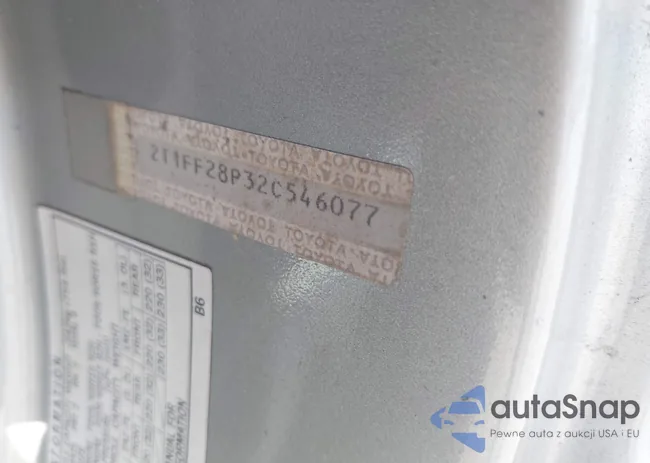 2T1FF28P32C546077: 42986112