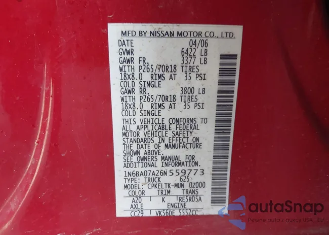 1N6BA07A26N559773: 42986207