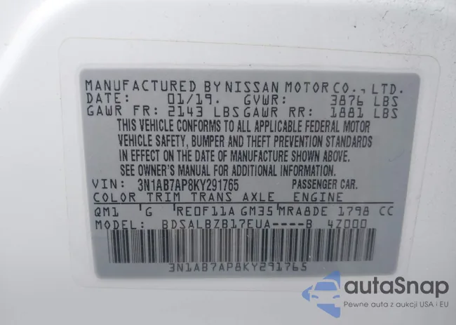 3N1AB7AP8KY291765: 42986308