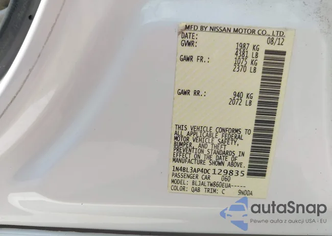 1N4BL3AP4DC129835: 42986314