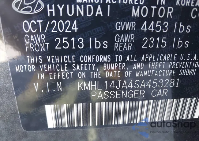 KMHL14JA4SA453281: 42987444