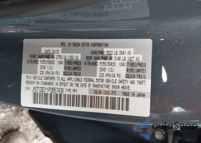 JM3TCBDY1P0657438: 42987488