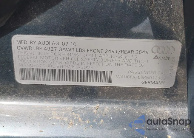 WAUBFAFL6BN012963: 42987647