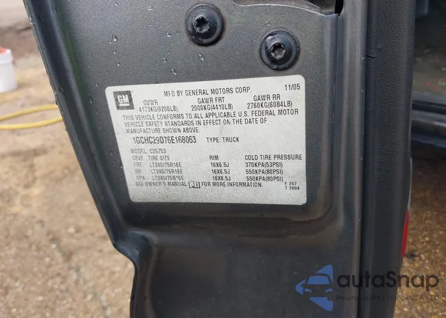 1GCHC29D76E168063: 42987683