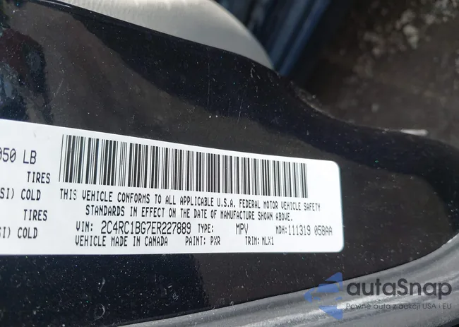 2C4RC1BG7ER227889: 42987745